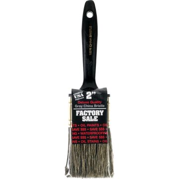 Wooster 2" Factory Sale Gray China Bristle Flat Paint Brush