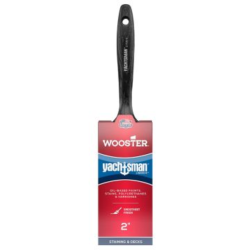 Wooster 2" Yachtsman White China Firm Bristle Flat Varnish Paint Brush