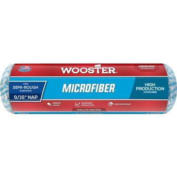 Wooster 9" x 9/16" Nap Microfiber Roller Cover