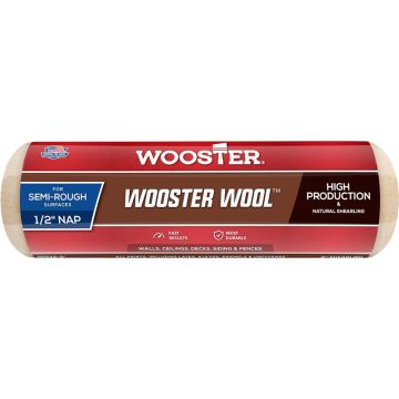 Wooster 9" x 1/2" Nap Wool Roller Cover
