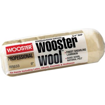 Wooster 9" x 3/4" Nap Wool Roller Cover