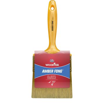 Wooster 4" Amber Fong Brown China Bristle Paint Brush