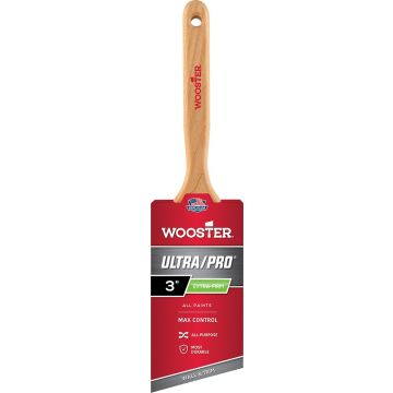 Wooster 3" Ultra/Pro Extra Firm Angle Sash Paint Brush