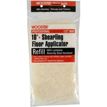 Wooster 10" x 1/2" Nap Shearling Lambskin Floor Applicator Refill (For RR412)