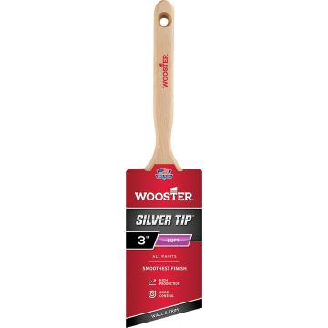 Wooster 3" Silver Tip Soft Angle Sash Paint Brush