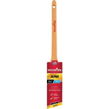 Wooster 1-1/2" Alpha Firm Thin Angle Sash Paint Brush