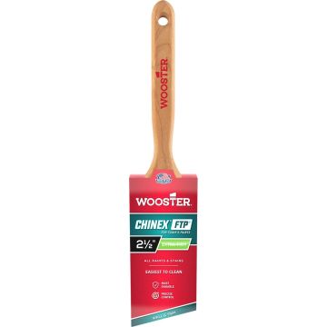 Wooster 2-1/2" Chinex FTP Extra Firm Angle Sash Paint Brush