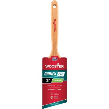 Wooster 3" Chinex FTP Extra Firm Angle Sash Paint Brush