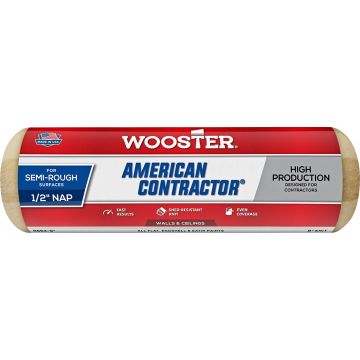 Wooster 9" x 1/2" Nap American Contractor Roller Cover