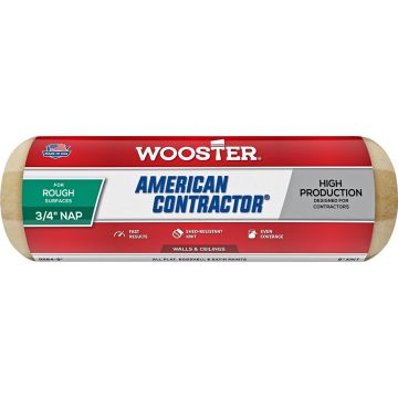 Wooster 9" x 3/4" Nap American Contractor Roller Cover