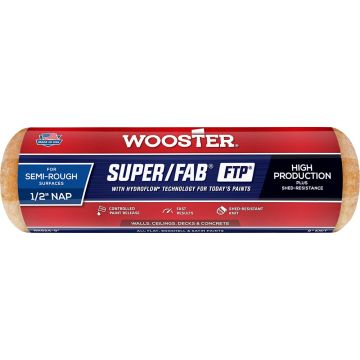 Wooster 9" x 1/2" Nap Super/Fab FTP Roller Cover