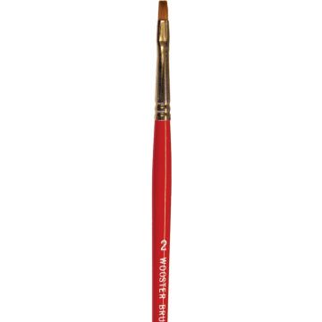 Wooster #2 Red Sable Oil Brights Artist Brush