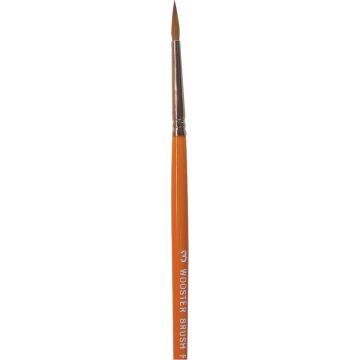 Wooster #3 Red Sable Watercolor Pointed Artist Brush