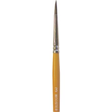Wooster #3 Camel Hair Watercolor Pointed Artist Brush