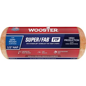 Wooster 7" x 1/2" Nap Super/Fab FTP Roller Cover