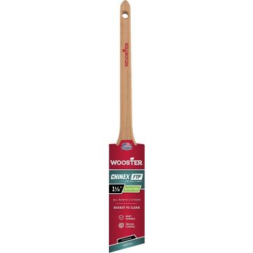Wooster 1-1/2" Chinex FTP Extra Firm Thin Angle Sash Paint Brush