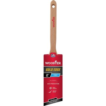 Wooster 2" Gold Edge Firm SemiOval Angle Sash Paint Brush