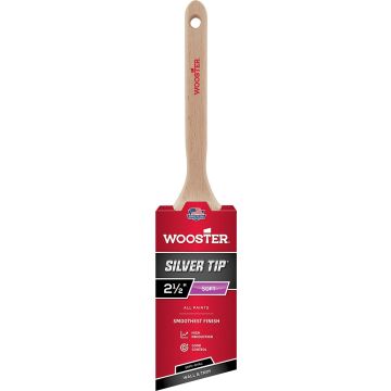 Wooster 2 1/2" Silver Tip Soft Semioval Angle Sash Paint Brush