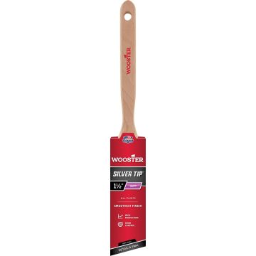 Wooster 1 1/2" Silver Tip Soft Semioval Angle Sash Paint Brush