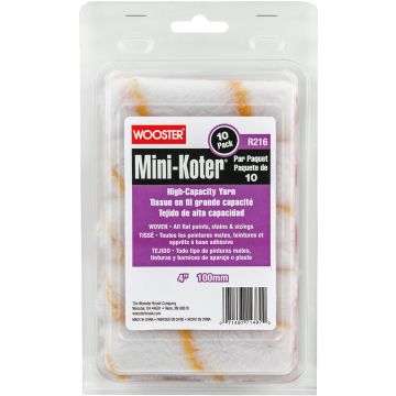 Wooster 4" Mini-Koter High-Capacity Yarn Mini Roller Cover (10pk)