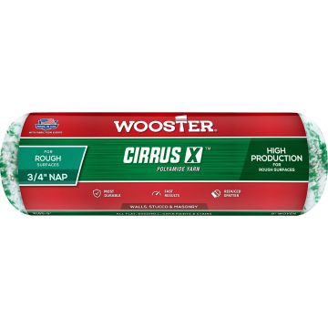 Wooster 9" x 3/4" Nap Cirrus X Polyamide Yarn Roller Cover