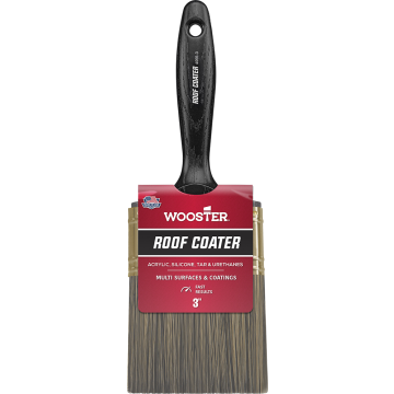 Wooster 3" Roof Coater Brush, Synthetic China Bristle