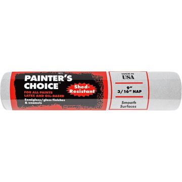 Wooster 9" x 3/16" Nap Painters Choice Shed-Resistant Roller Cover (100 per Pack)
