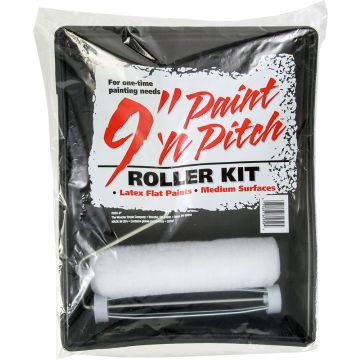 Wooster 9" Paint N Pitch Roller Kit (3pc)