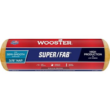 Wooster 9" x 3/8" Nap Super/Fab Roller Cover