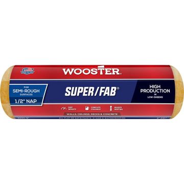 Wooster 9" x 1/2" Nap Super/Fab Roller Cover