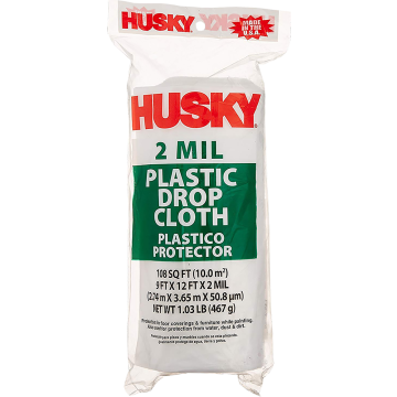 Husky 9' x 12' 2mil Drop Cloth