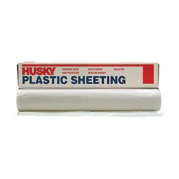 Husky 8'4"x 200' 1.5mil Clear Poly Film