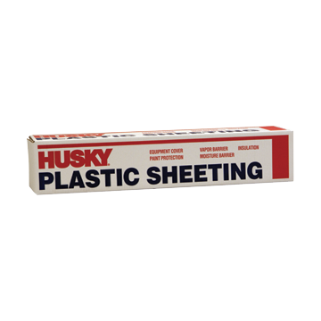 Husky 16' x 100' 1.2mil Clear Poly Film