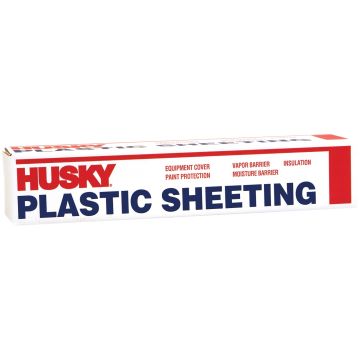 Husky 9' x 400' .7mil Clear Poly Film