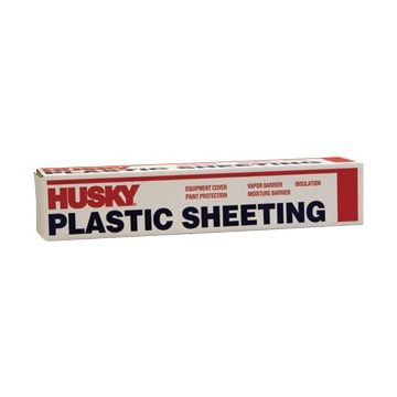 Husky 12' x 400' .7mil Clear Poly Film
