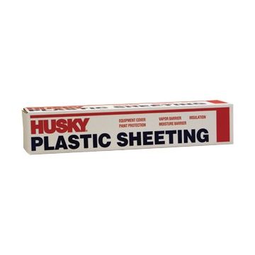 Husky 9' x 400' 1mil Clear Poly Film