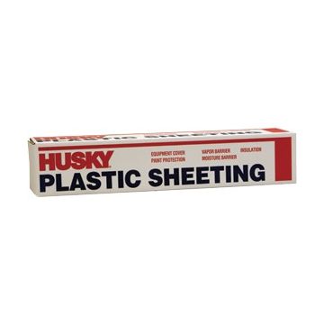 Husky 12' x 400' 1mil Clear Poly Film