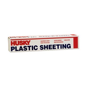 Husky 20' x 100' 4mil Clear Poly Film