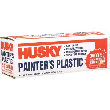 Husky 400' .31mil High Density Painters Poly Films