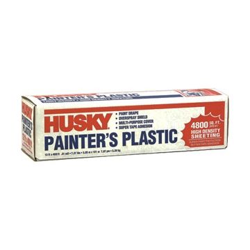 Husky 12' x 400' .31mil High Density Painters Poly Film