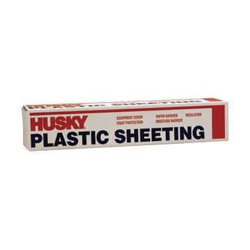 Husky 10' x 100' 2mil Clear Poly Film