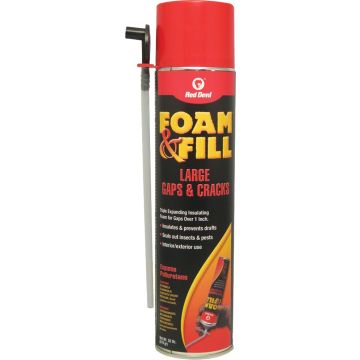 Red Devil 20oz Foam & Fill Large Gaps & Cracks Expanding Polyurethane Foam Sealant