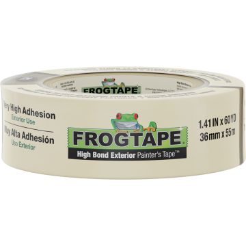 FrogTape 1.41" x 60yd Beige High Bond Exterior Painter's Tape