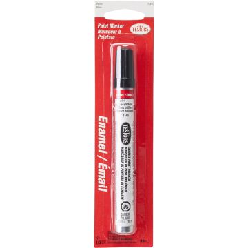 Testors 1/3oz White Gloss Enamel Marker