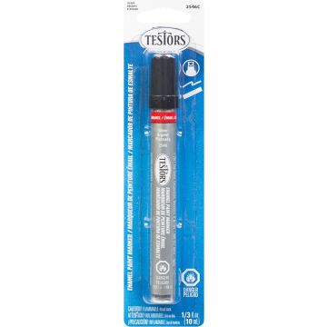 Testors 1/3oz Metallic Silver Enamel Marker
