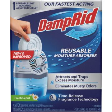 Damp Rid 15.8oz Fresh Scent Drop-In Moisture Absorbing Tabs Starter Kit
