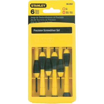 Stanley Tool Precision Screwdriver Set 6Pc