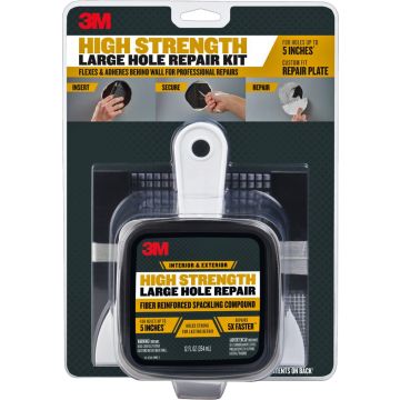 3M 12oz High Strength Large Hole Repair Kit Spackling Compound