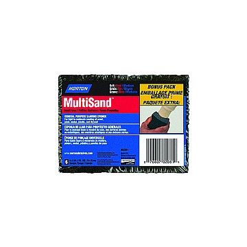 Norton 4" x 2-3/4" x 1" MultiSand Fine/Med Sponge 6Pk