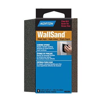 Norton 4-7/8" x 2-7/8" x 1" WallSand Fine Single Angle Sponge